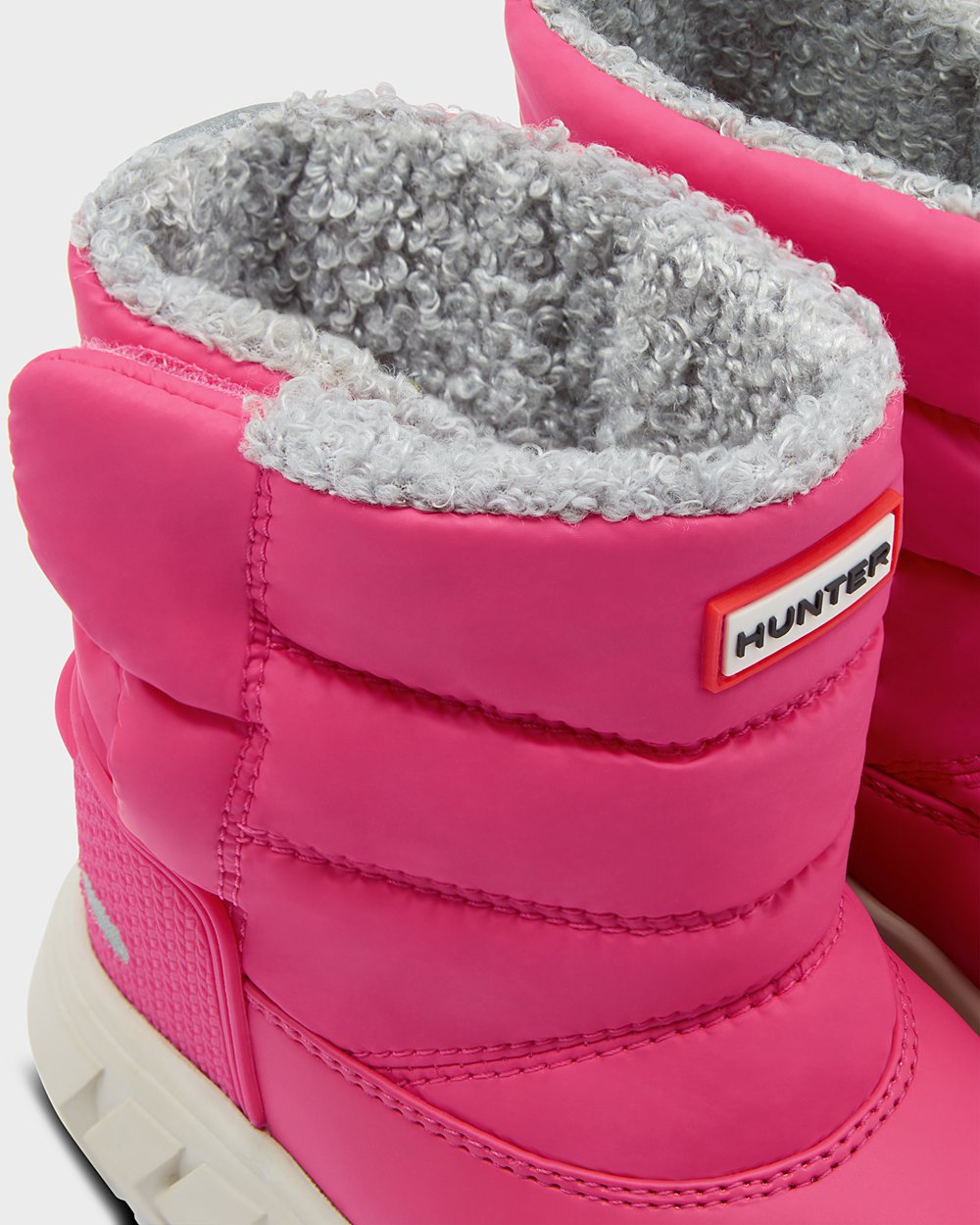 Hunter Niños Original Little Insulated - Botas de Nieve Rosas Claro - 849-NDTXRJ